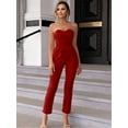 thumbnail image 2 of Sweetheart Neck Sleeveless Jumpsuit, 2 of 11