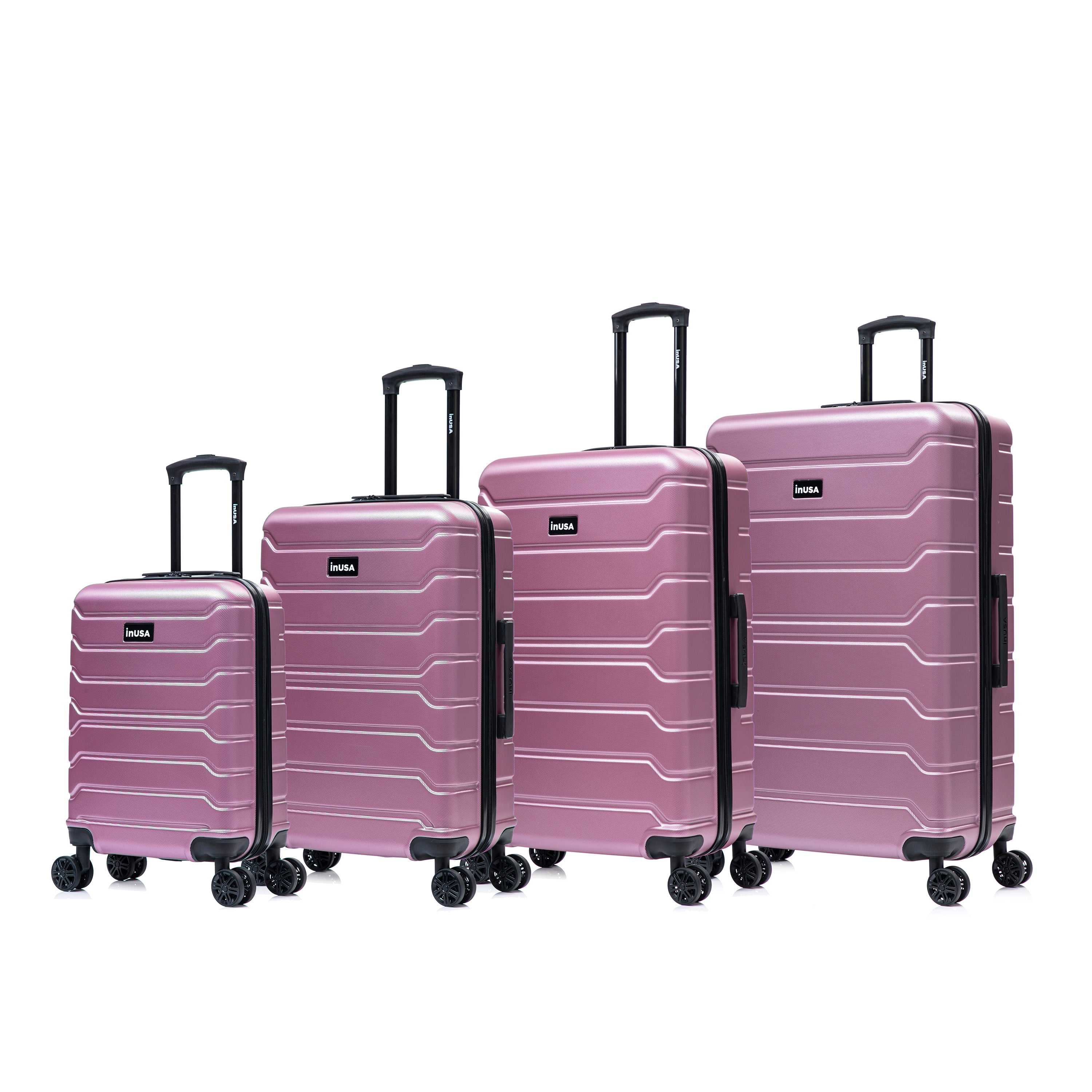 Dejuno Tutin 3-Piece Hardside Spinner Luggage Set With TSA Lock