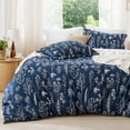 thumbnail image 1 of Juego de edredón Bedsure Queen Navy con 1 edredón y 2 fundas de almohada, 1 of 7