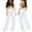 White, variant on JIKNTTR Trendy Pants For Women Mesh Ruffle Trim Cover Up Pants Beach Cover Up Wrap Bikini Shiny Wraps Cover Ups For Swimwear Pants Dressy Casual Pants
