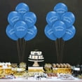 thumbnail image 7 of PMU Graduation Script Balloons 11 Inch Premium PartyTex Blue Latex (100/Pkg) Pkg/1, 7 of 7