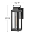 thumbnail image 2 of 2840BK Hinkley Lighting Sag Harbor - 1 Light Small Outdoor Wall Lantern in Traditional and Coastal Style - 5.5 Inches Wide by 16.25 Inches High-Black, 2 of 7