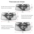 thumbnail image 5 of WOBOGO Artists Lass Car Windshield Sunshades Autopilot Lightweight Accordion Sun Visor 57×31.5in, 5 of 8