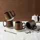 thumbnail image 3 of Set de tazas de café Hasense Ceramic, 450 ml, 4 piezas, color marrón, 3 of 3