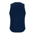 thumbnail image 4 of Sakmal Blue Big and Tall Tank Tops for Men Blue Scoop Neck Muscle Camisole Solid Stringer Tunic Tops, 4 of 7