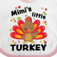 thumbnail image 4 of Inktastic Mimi's Little Turkey Boys or Girls Baby Bib, 4 of 4