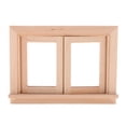 thumbnail image 2 of LeeQinersw Birch Wood Shutter Window Furniture Model 1:12 Doll House Accessory Playset, 2 of 9