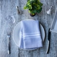 thumbnail image 3 of Arkwright Bistro Dinner Napkins (18x22, 120 Bulk Case), Professional Restaurant Quality Grey Napkins with White French Stripes, 3 of 6