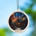 thumbnail image 6 of Galactic Stained Glass Suncatcher Ornament – Holiday Ornament with Text for Loved Ones, Family & Friends, Christmas 2025 Decoration, 6 of 6