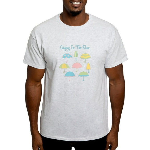 CafePress - Singing In The Rain T Shirt - Men's Classic Graphic T-Shirt