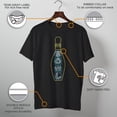 thumbnail image 3 of Men's The Big Lebowski Bowling Neon Light Print Graphic Tee Black Large, 3 of 9