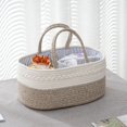 thumbnail image 1 of Baby Storage Basket Rope Diaper Bag BEIGE, 1 of 5