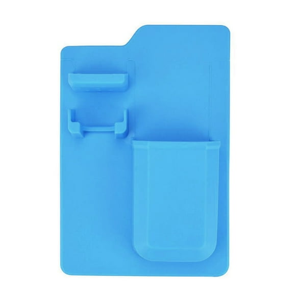 Naiovety Feiqiong Soporte de almacenamiento multifuncional Ahorro de espacio Succión Organizador de cepillos de Caja de de Caja de Juegos de accesorios de baño azul Naiovety JJ20121-02