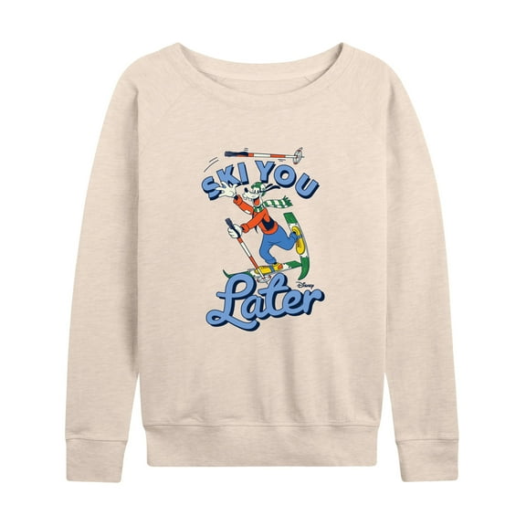 Disney - Ski You Later - Women's Lightweight French Terry Long Sleeve Shirt