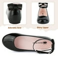 thumbnail image 4 of Berhood Girls Dress Shoes Mary Jane Flats Shoes for School Wedding Party Black Big Kid 2, 4 of 6