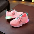 thumbnail image 4 of KaLI_store Kids Sneakers Kids Toddler Shoes Girls Running Shoes Air Cushion Sneakers for Toddler/Little Kid/Big Kid,Pink, 4 of 5