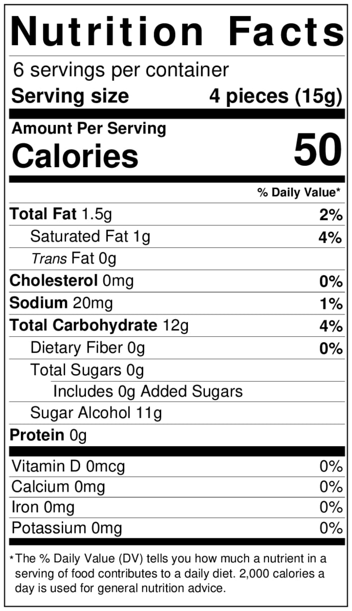 Adams & Brooks Sugar-Free Coffee Rio Candy, 3.5 Oz.