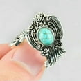 thumbnail image 4 of QQTDFG 925 Silver Plated Turquoise Ring for Women Wedding Party Jewelry Rings SZ 6-13-Turquoise#17-7, 4 of 4