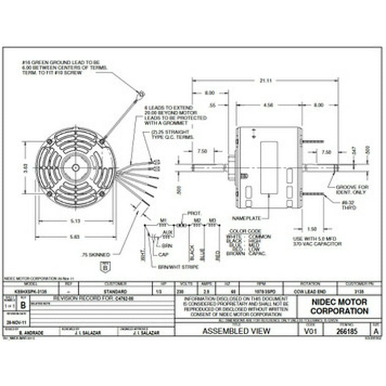 Emerson Blower Motor Wiring Diagram