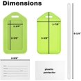 thumbnail image 4 of Luggage Tags 6 Pack Luggage Tags Bulk Pack, 4 of 5