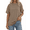 Khaki, variant on Oversized Tshirts for Women Crew Neck Short Sleeve Tops Summer Casual Basic Tees, S-2XL