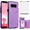 Purple, variant on Asuwish Compatible with Samsung Galaxy Note 8 Wallet Phone Case Tempered Glass Screen Protector and Flower PU Leather Credit Card Holder Stand Rugged Cell Cover for Note8 Not S8 Gaxaly Women Men Pink