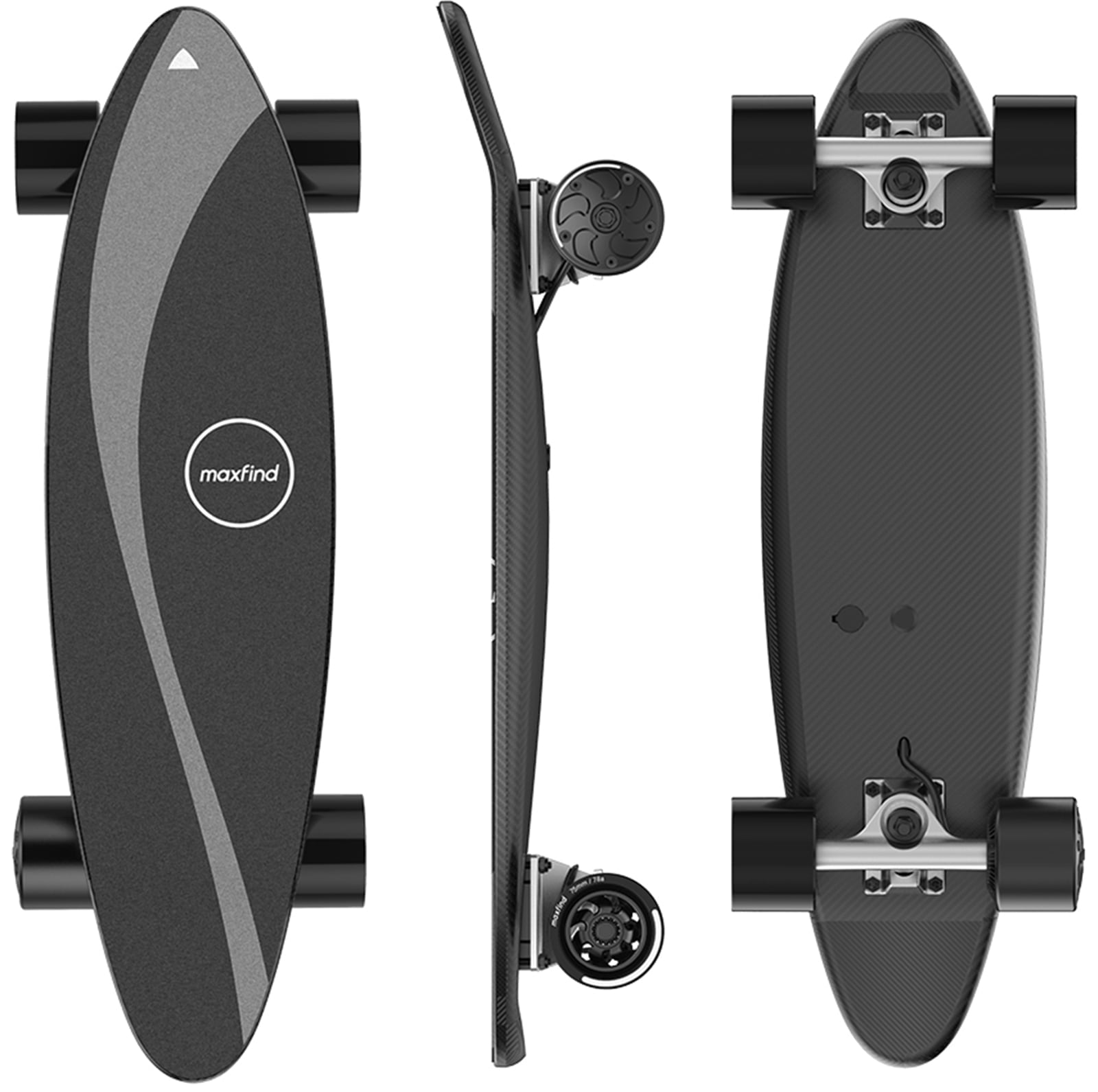 Razor RipStik Rush Electric Caster Board Skateboard - Black