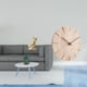 thumbnail image 2 of Adorno De Escultura Artística De Animales Y Reloj De Pared Decorativo De Madera Maciza, Silencioso (sin Tictac), Ideal Para Chimenea, Restaurante U Oficina., 2 of 8
