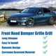 thumbnail image 4 of No.51117338571/51117338572 Parachoques delantera rejilla para BMW Izquierda Derecha 1 par Negro Plata, 4 of 5