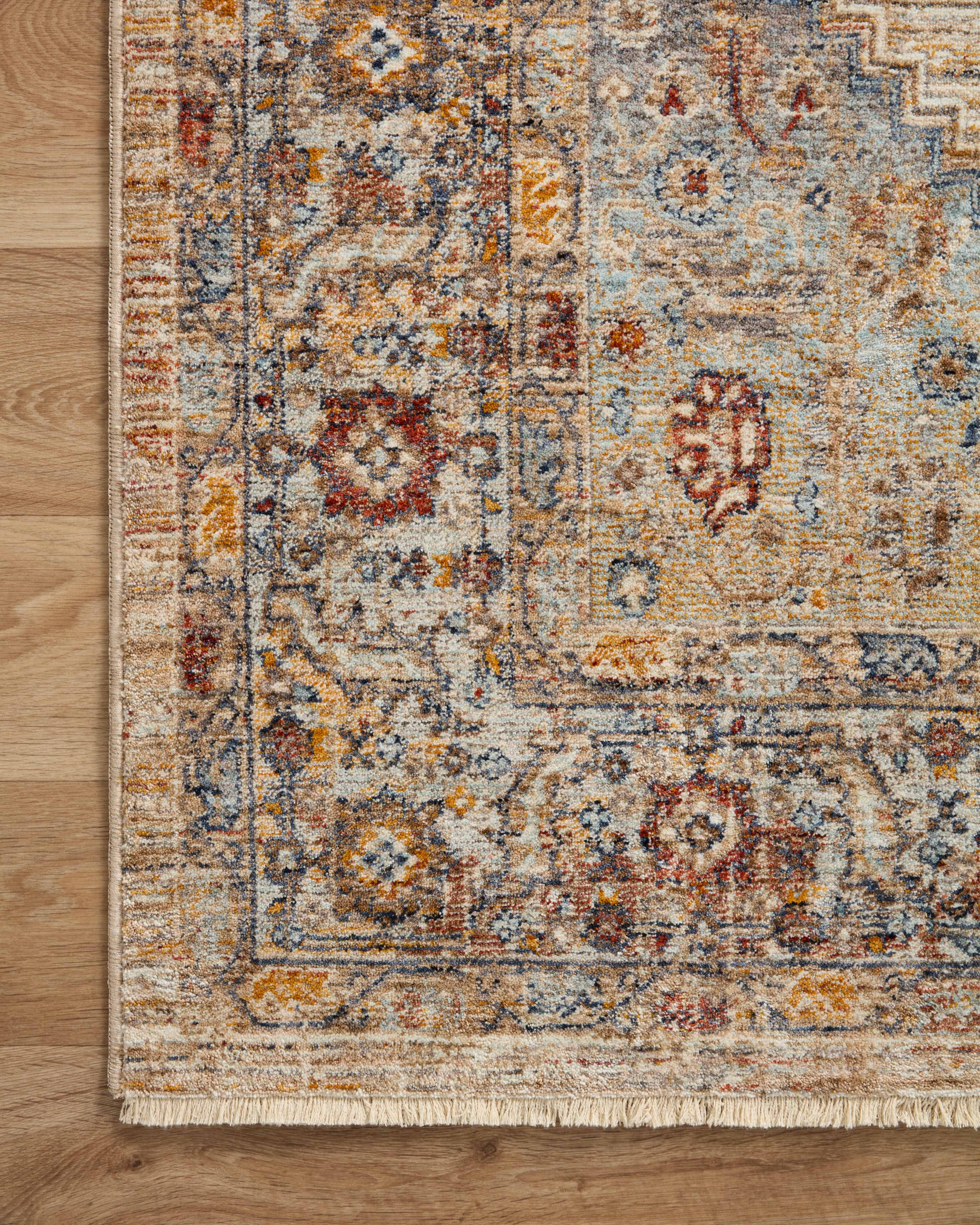 Loloi Sorrento Multi / Sunset 3'-11" x 3'-11" Round Area Rug