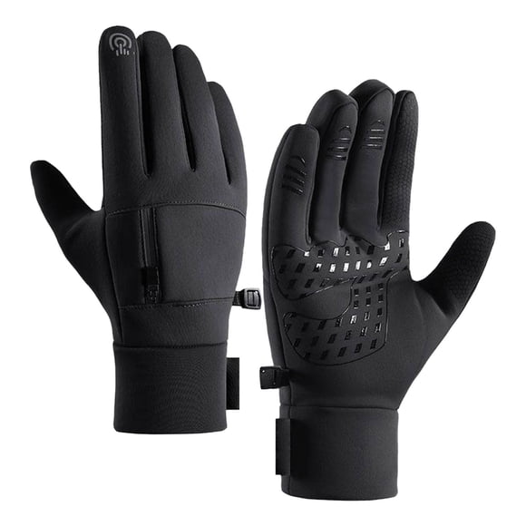 ZJXFGS Gants d'Hiver Gants Chauds pour l'Extérieur Gants Coupe-Vent Gants de Sport Chauds pour Travail Froid Gants Chauds pour Femmes Gants d'Hiver Hommes Femmes Gants d'Hiver Noirs m