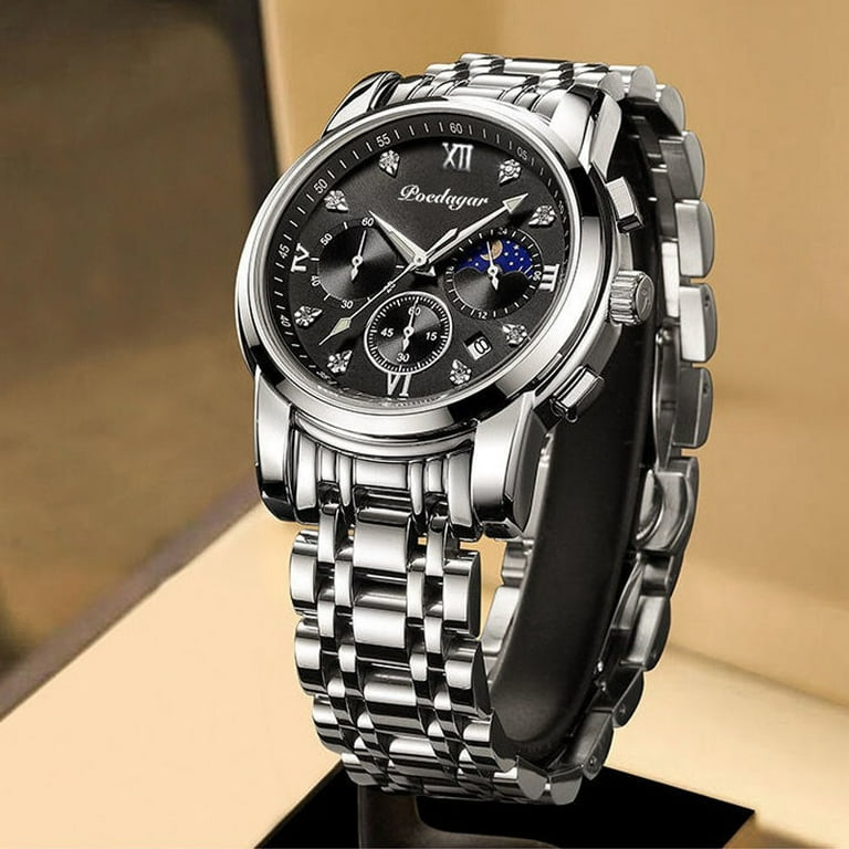 Wholesale POEDAGAR Top Brand Luxury Men's Watch 30m Waterproof