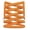 Neon Orange, variant on LitLaces - Premium Fat Oval Ultra Wide Replacement Shoelaces for Nike Dunk SB & Foamposite, Fits Lows and Highs
