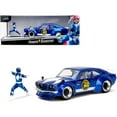 thumbnail image 4 of Power Ranges 1:24 1974 Mazda RX-3 Die-Cast Car & 2.75" Blue Ranger Figure, Toys for Kids and Adults, 4 of 6