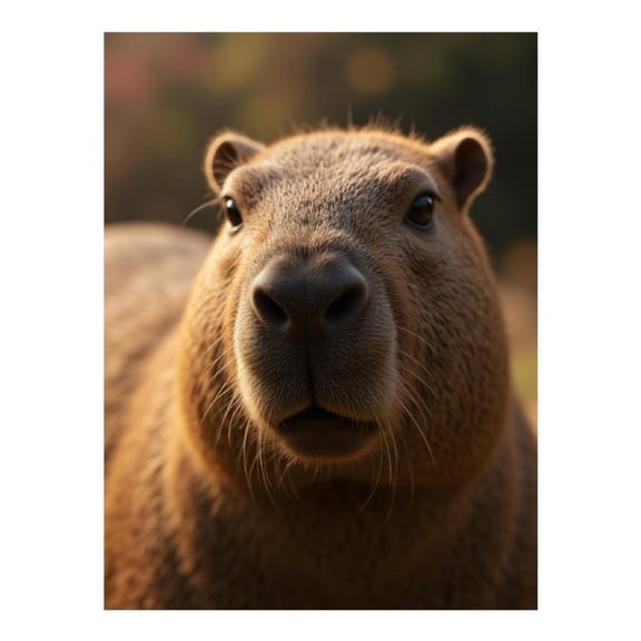Diamond Art Kit for Adults, Capybara Close Up Nature Portrait Diamond Painting for Adults Beginners, DIY Diamond Art Painting Kits, 5D Diamond Painting Crafts for Home Decor 12x16 Frameless