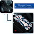 thumbnail image 5 of Easter Soft Comfortable Furry Printed Car Armrest Cover 12.5x8.2 Inch - Car Armrest Mat, 5 of 6