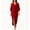 (Fashion 129)Wine, variant on Aimik Women's V-Neck Short Sleeve Twist Front Slit Midi Dress Ruched Bodycon Elegant Evening Cocktail Dress