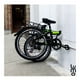 thumbnail image 5 of Bicicleta Plegable LUMO Montaña R22 Urbana 7 Velocidades Liviana negro, 5 of 9