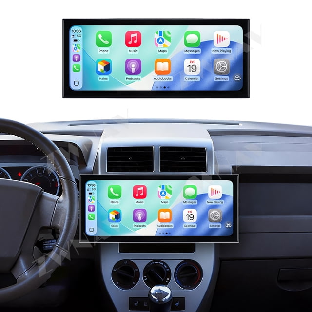 ZWNAV 15.8 inch Android 15 Car Radio For Jeep Compass 2007-2009 HD Multimedia Video Player Navigation GPS DVD 4G DSP Stereo Bluetooth