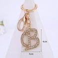thumbnail image 2 of LINLIN Girl Letter Keychain,Decorative Keychain,Name Keychain Initial Gold 26 Letters A-Z Pendant Handbag Bag Decoration Gifts, 2 of 2