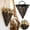 11.81Inch, variant on Boho Hanging Wicker Baskets Handwoven Scalloped Wall Flower Basket Spring Farmhouse Rattan Hanging Wall Storage Rustic Cone-Shaped Planter with Liner for Indoor Outdoor Greenery Display