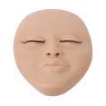 thumbnail image 1 of Lash Mannequin Head, Reusable Soft Rubber 3D Effects Replaced Makeup Eyelash Mannequin Head, For Beginner Lash Extension Practice, 1 of 8