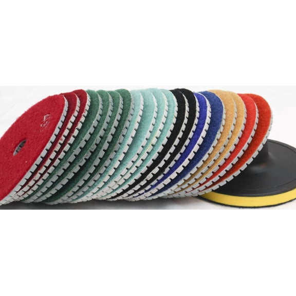 6 Inch Dry wet Diamond Polishing Pad 9 1 Flexible Grinding Discs For Granite MARBLE STONE CONCRETE FLOOR