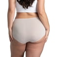 thumbnail image 4 of Fit for Me by Fruit of the Loom Women's Plus Size Microfiber Brief Underwear, 6-Pack, 4 of 9