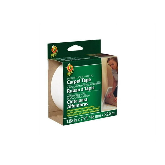 Duck Light Traffic 1.88 In. x 75 Ft. Indoor Double Sided Carpet Tape 286377