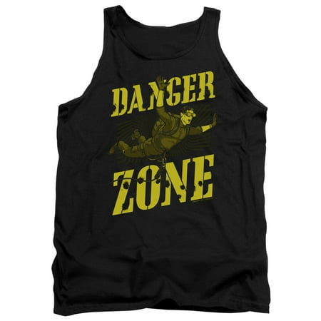 Archer Animated Spy Comedy Series Danger Zone Leap Of Faith Adult Tank Top
