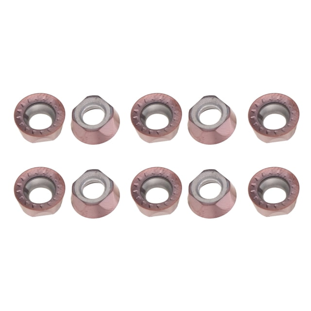 Cortadores de carburo redondos para torneado de madera, 10 piezas de insertos de carburo redondos Insertos de torneado de madera Cortadores de carburo redondos elegantes y modernos NikouMX herramienta