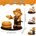 thumbnail image 3 of 👻 Ghost Campfire Tealight Holder, Cute Ghost Candle Holder Halloween Resin Table Decoration for Shelf Mantel Coffee Station Fall Home Decor, 3 of 4