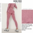 thumbnail image 2 of Women High Waist Yoga Pants Workout Gym Leggings Seamless Sports Running Tights for Women, 2 of 5