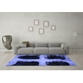 thumbnail image 3 of Ahgly Company Indoor Rectangle Abstract Blue Modern Area Rugs, 8' x 10', 3 of 4